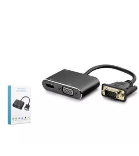 Hadron Hdx7821 Vga To Hdmi + Vga F Çevirici 1080P 22Cm Siyah