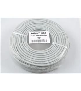 Eyfel EF-C400 4+1 2x0.22 (14x0.18 CCA) Folyolu 100M CCTV Kablo