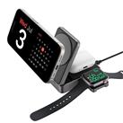 S-link SW-CWF116 Siyah Telefon Kulaklık Akıllı Saat 15W 3 in 1 Magsafe Qi2 Kablosuz Şarj Cihazı