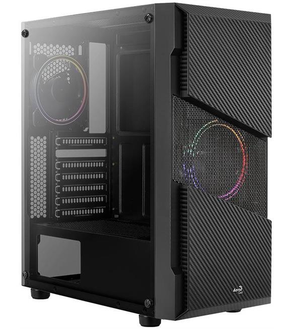 Aerocool Menace Saturn 2 x 12cm FRGB Fan Mid Tower Bilgisayar Kasası