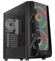 Aerocool NightHawk Duo ARGB 2 x 20cm 1 x 12cm Fan Siyah ATX Bilgisayar Kasası