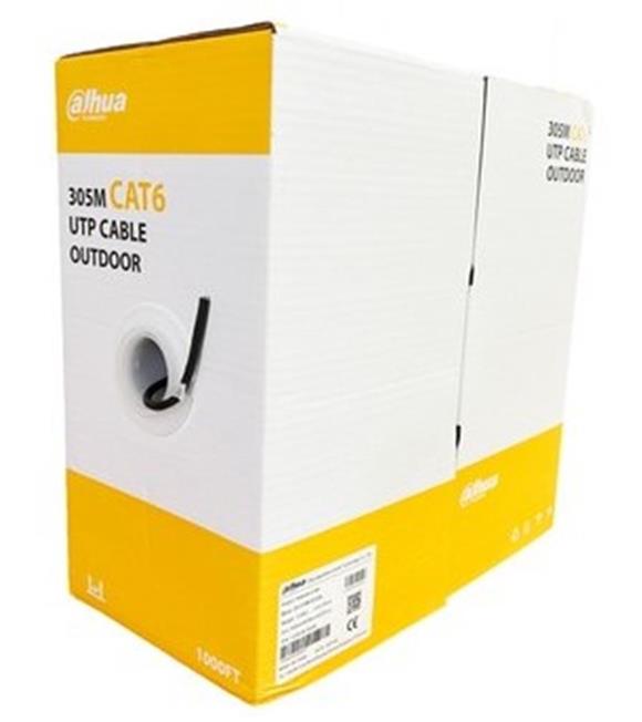 Dahua DH-PFM920-6UN Cat6 UTP Dış Mekan Siyah 305 metre Kategori Dışı