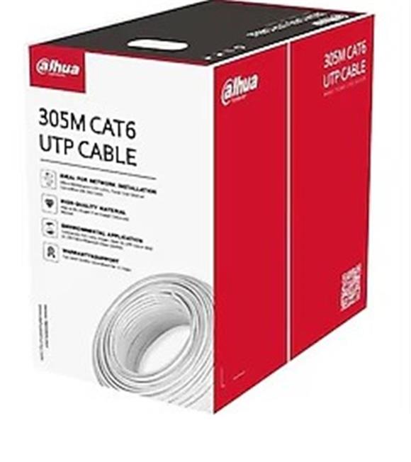 Dahua PFM920I Saf Full Bakır Cat6 Kablo Mavi 305 Metre İç Ortam
