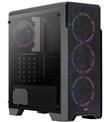 Aerocool Ore Saturn 4 x 12cm FRGB Fan Mid Tower Bilgisayar Kasası