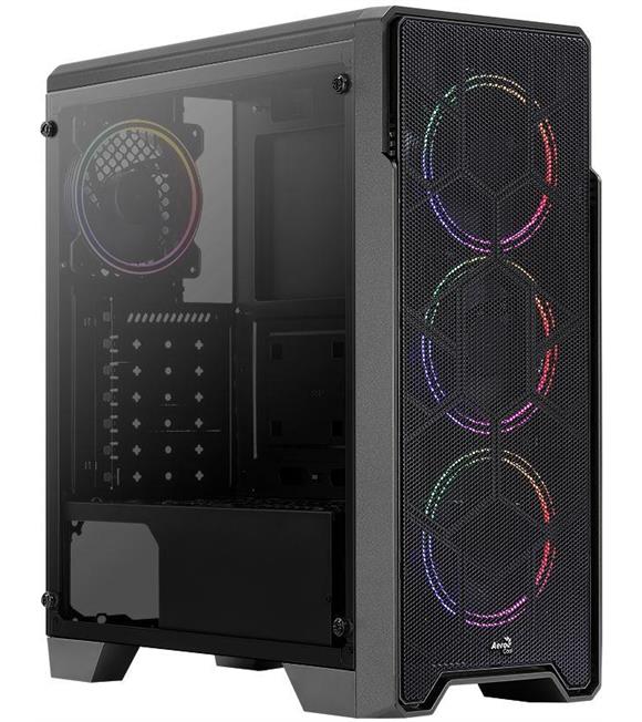 Aerocool Ore Saturn 4 x 12cm FRGB Fan Mid Tower Bilgisayar Kasası