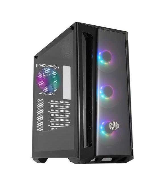 Cooler Master MB520 Tempered Glass ARGB 4x120mm Fanlı Pencereli MidTower Kasa (MCB-B520-KGNN-STU)