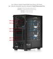 Dark Diamond PRO 4x12cm Fan, 1x USB3.0, 2x USB2.0 Full Akrilik Oyuncu Kasası (Psu yok)_1)