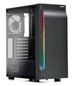 Dark Elegance 500W 80+ Bronze 1xUSB3.0 2x12cm Siyah Fanlı ARGB Şeritli ATX Kasa