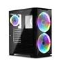 Dark Prestige 2x20cm, 1x12cm RGB LED Fan, USB 3.0 Temperli Cam ATX Oyuncu Kasası