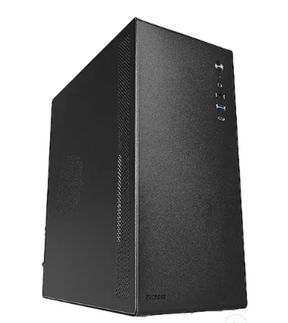 Everest K220 Peak 350W SMD PSU 2-USB2.0+HD Audio Mid-Tower Kompakt Tasarım ATX PC Kasası