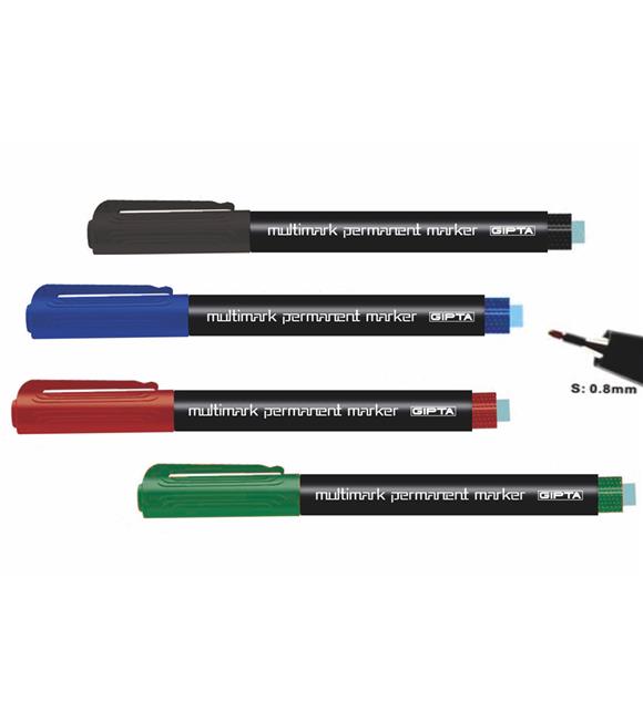 Gıpta Asetat Kalemi Permanent Marker S Seri Siyah F1540