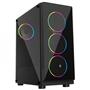 Frisby FC-9355G 600W 4 x Double Slim Ring Fan Temperli Cam USB 3.0 ATX Mid-Tower Gaming Kasa