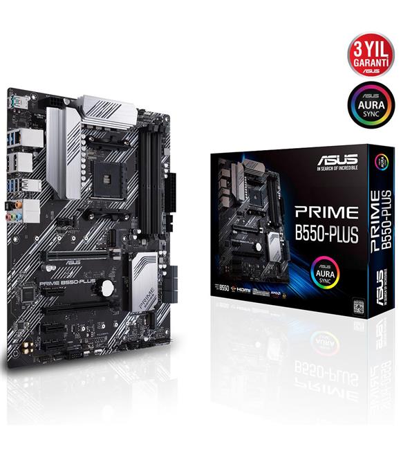 Asus Prime B550-Plus AMD AM4 3.Nesil DDR4 DP HDMI Anakart