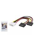Hadron Hdx5525 Sata Power Kablo Poşetli 2In1 16Cm Siyah