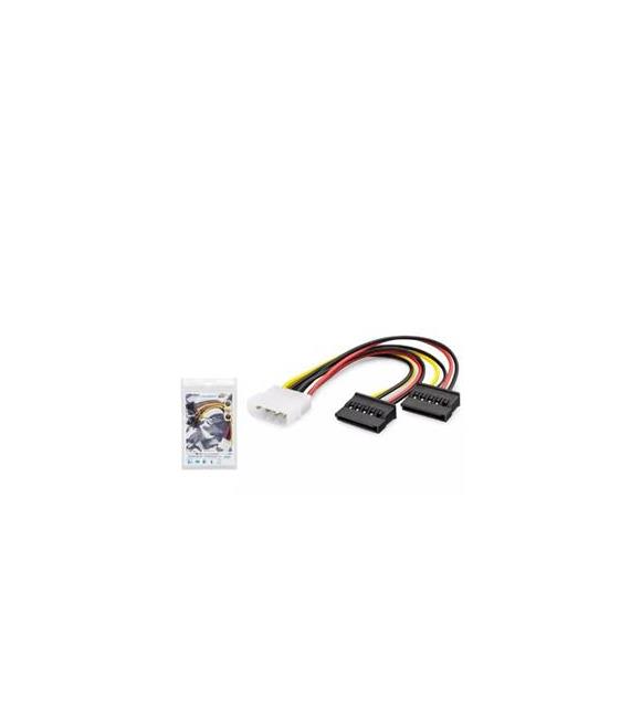 Hadron Hdx5525 Sata Power Kablo Poşetli 2In1 16Cm Siyah