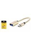 Hadron Hdx1001 Type-C To Usb F Kablo Gold