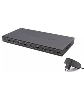Hadron Hdx1332 8 port Hdmi Splitter 1.4V 1080P 4K 1-In 8-Out Siyah