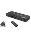 Hadron Hdx1334 Hdmi Switch & Splitter 4-In 2-Out Matrix Siyah 4K HDMI Girişi: 4 HDMI Çıkışı: 2