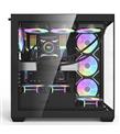 darkFlash DS900-B 650W 80+ Power Supply 4-12cm ARGB Fan Siyah Kasa