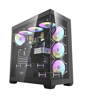 darkFlash DS900-B 650W 80+ Power Supply 4-12cm ARGB Fan Siyah Kasa Bilgisayar