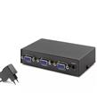 Hadron Hdx1277 2 Port Vga Splitter 200Mhz 1-In 2-Out Siyah