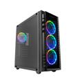 Rampage X-Tıtan Rc99 600W 80 Plus Bronze Temper Camlı 4 Adet Rgb Fanlı Usb 3.0 Gaming Oyuncu Kasası