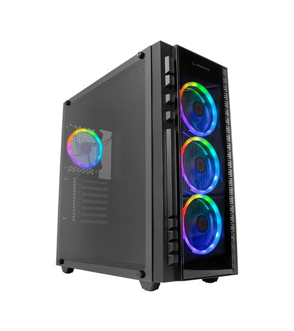 Rampage X-Tıtan Rc99 600W 80 Plus Bronze Temper Camlı 4 Adet Rgb Fanlı Usb 3.0 Gaming Oyuncu Kasası