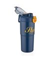 Shotay ST-8133 Çift Kullanım Pipetli/Rahat İçim Lacivert 750ml Çelik Matara_2)