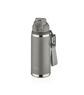 Shotay ST-8160 750ml Pipetli Gri Çelik Matara