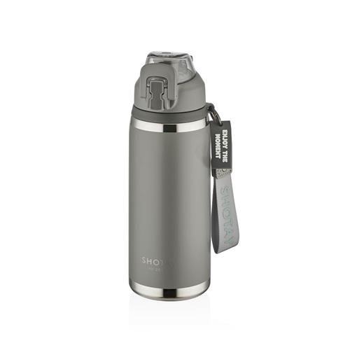 Shotay ST-8160 750ml Pipetli Gri Çelik Matara Okula Dönüş 2026 — Çanta, Defter, Kalem Ve Matara İndirimleri