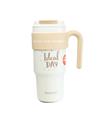 Shotay ST-8917 Çift Kullanım Pipetli/Rahat İçim Beyaz 1000ml Çelik Matara_1)