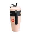 Shotay ST-8917 Çift Kullanım Pipetli/Rahat İçim Pembe 1000ml Çelik Matara_2)