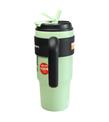 Shotay ST-8917 Çift Kullanım Pipetli/Rahat İçim Yeşil 1000ml Çelik Matara_2)