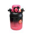 Shotay ST-8931 680ml Pipetli Siyah-Pembe Çelik Matara_1)