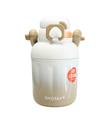 Shotay ST-8931 680ml Pipetli Beyaz-Krem Çelik Matara_1)
