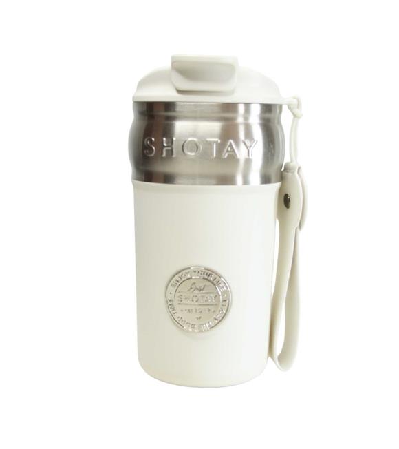 Shotay ST-8912 420ml Beyaz Çelik Termos