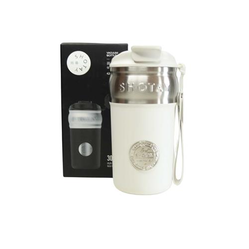 Shotay ST-8912 420ml Beyaz Çelik Termos Okula Dönüş Kampanyası Termos Matara