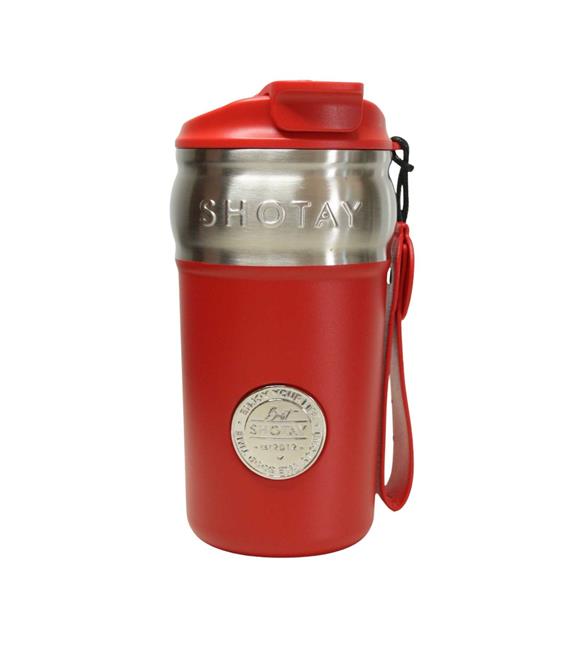 Shotay ST-8912 420ml Kırmızı Çelik Termos_1