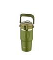 Shotay ST-8166 Çift Kullanım Pipetli/Rahat İçim Yeşil 650ml Çelik Termos