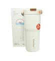 Shotay ST-8902 680ml Pipetli Beyaz Çelik Matara