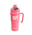Shotay ST-8918 Çift Kullanım Pipetli/Rahat İçim Fuşya 720ml Çelik Termos_1)