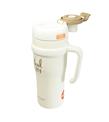 Shotay ST-8919 Çift Kullanım Pipetli/Rahat İçim Beyaz 1000ml Çelik Termos_2)