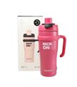 Shotay ST-8919 Çift Kullanım Pipetli/Rahat İçim Fuşya 1000ml Çelik Termos