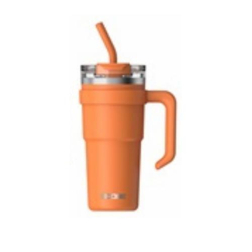 Dodge DB-23689 Çift Kullanım Pipetli/Rahat İçim Turuncu 750ml Çelik Termos Matara Ve Termos Fırsatları