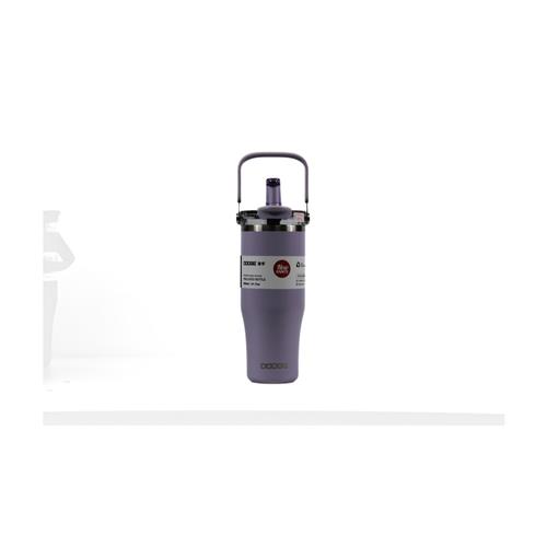 Dodge DB-24584 Çift Kullanım Pipetli/Rahat İçim Mor 1200ml Çelik Matara Okula Dönüş 2026 — Çanta, Defter, Kalem Ve Matara İndirimleri