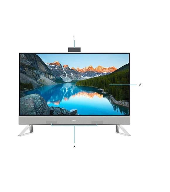 Dell EC242501020UBU i5-1334U 16GB 512GB FHD 23.8" Ubuntu All In One Bilgisayar Masaüstü Bilgisayarlar