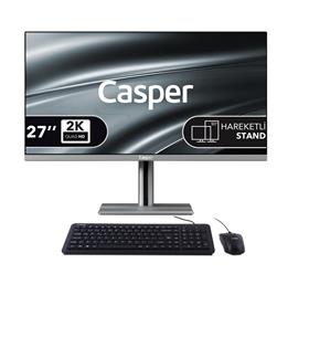 Casper Nirvana A97.1362-BE00X-V-G Gri i7 13620H 16GB RAM 500GB NVME SSD 27" Pivot FreeDOS All In One
