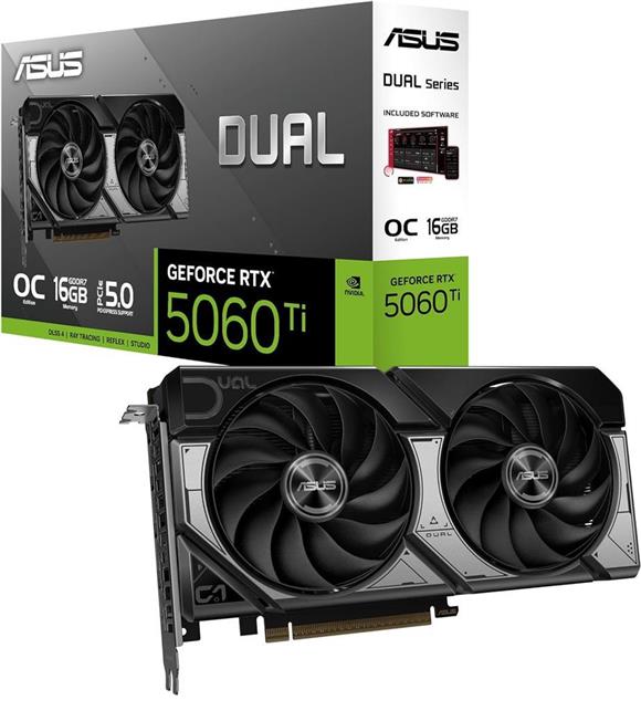 Asus PRIME GeForce RTX5060Ti 16GB GDDR7 28 Gbps 128-bit 3xDp PRIME-RTX5060TI-O16G Ekran Kartı