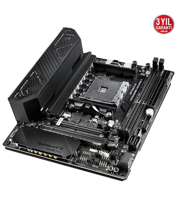 Asus Rog Crosshair VIII Impact AMD AM4 Ddr4 3000DMhz M2 Mini-DTX Anakart_1