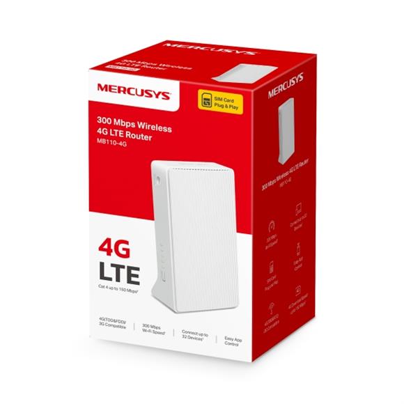Tp-Link Mercusys MB110-4G 4G LTE Router Sim Kartlı
